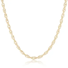 15” Choker Rope Chain - Gold