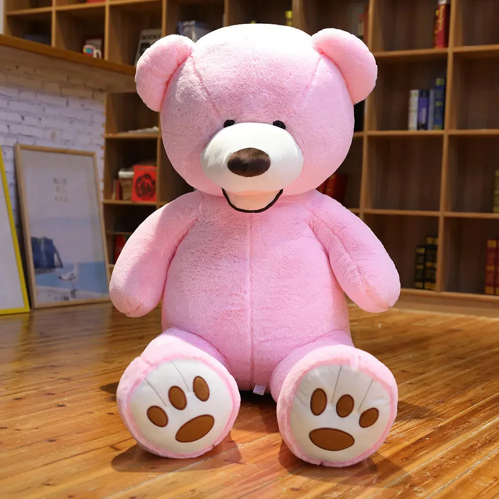 1pc 100cm The Giant Teddy Bear Plush Toy Stuffed Animal High Quality kids Toys Birthday Gift Valentine's Day Gifts for women