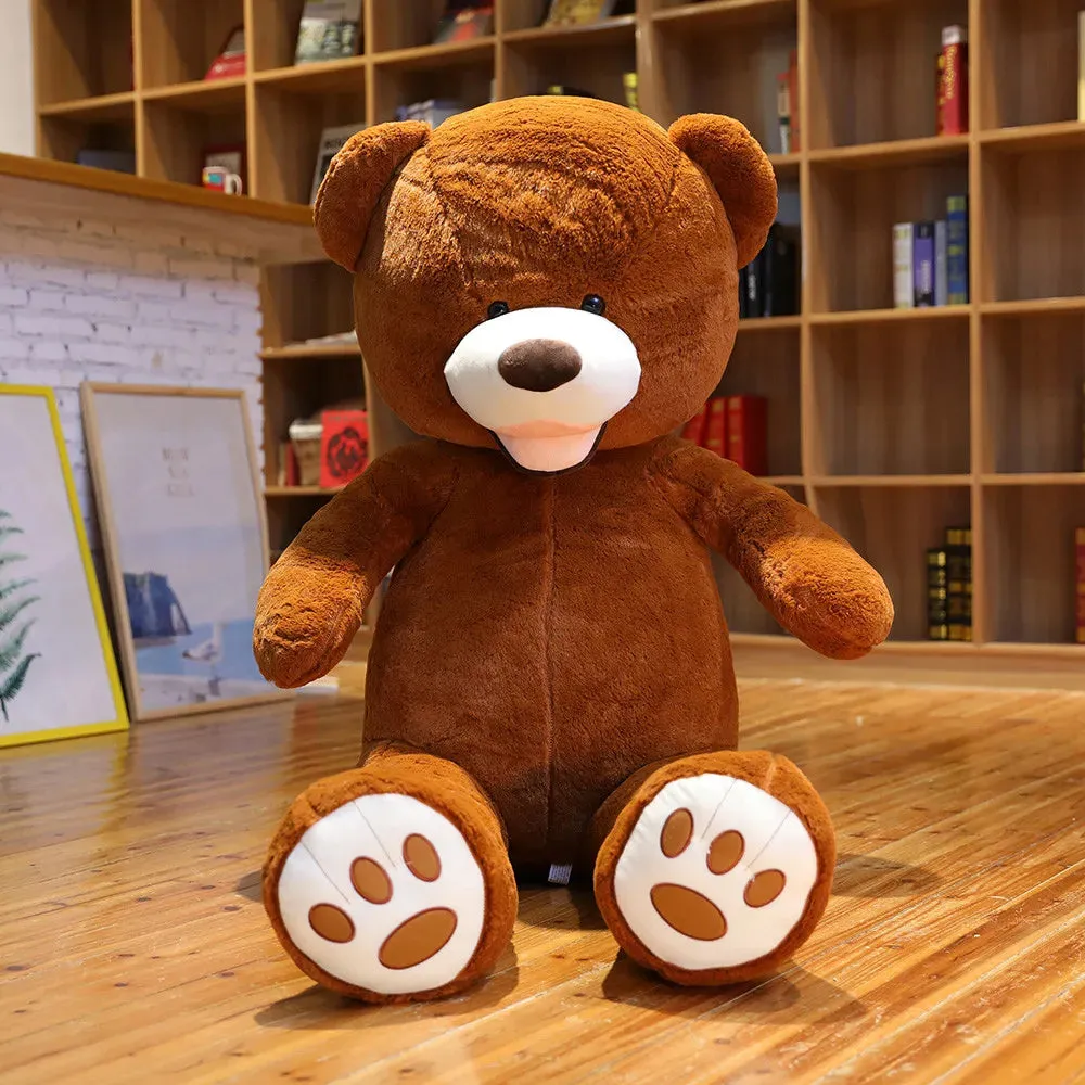 1pc 100cm The Giant Teddy Bear Plush Toy Stuffed Animal High Quality kids Toys Birthday Gift Valentine's Day Gifts for women