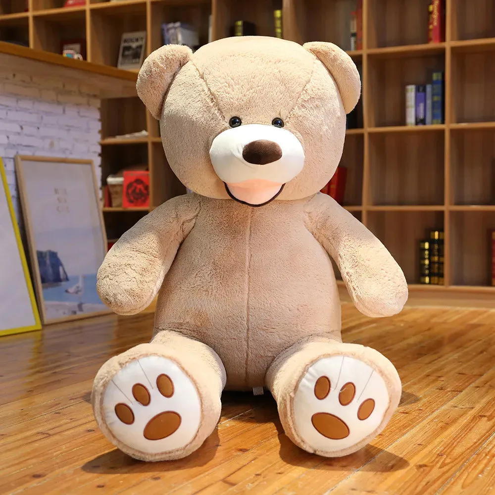 1pc 100cm The Giant Teddy Bear Plush Toy Stuffed Animal High Quality kids Toys Birthday Gift Valentine's Day Gifts for women