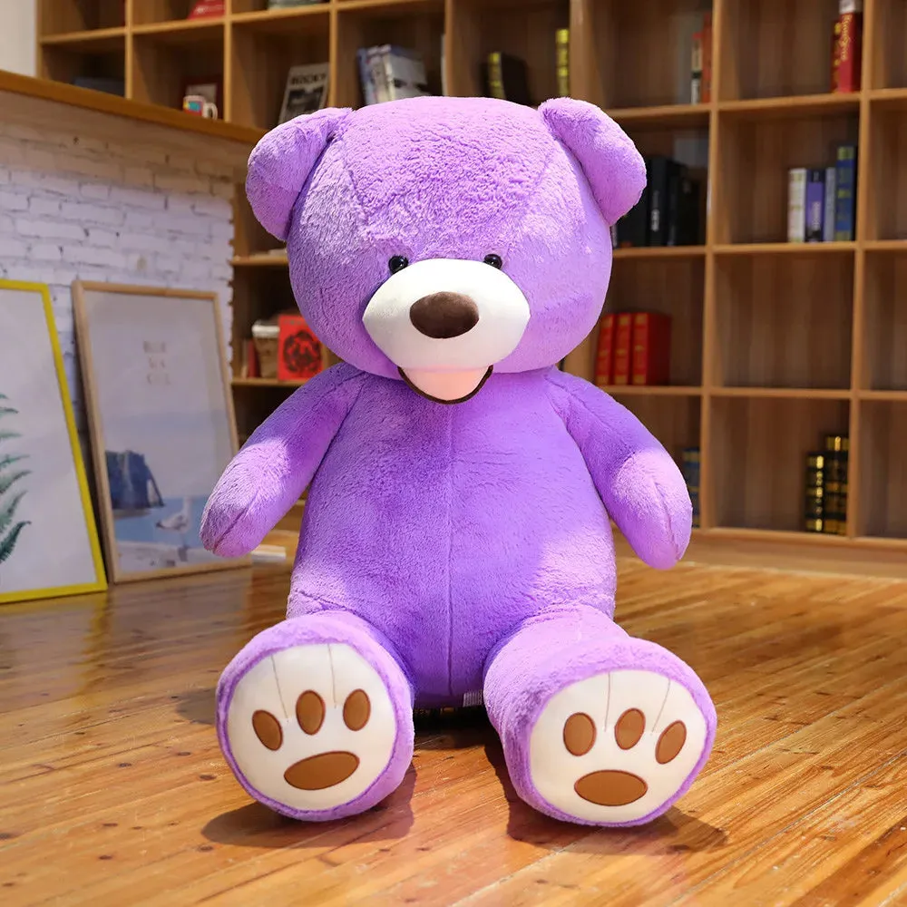 1pc 100cm The Giant Teddy Bear Plush Toy Stuffed Animal High Quality kids Toys Birthday Gift Valentine's Day Gifts for women