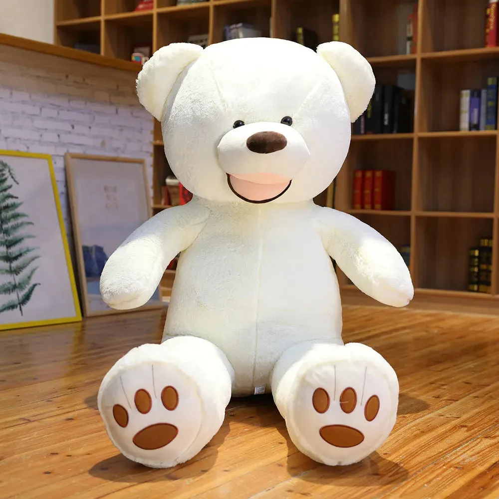 1pc 100cm The Giant Teddy Bear Plush Toy Stuffed Animal High Quality kids Toys Birthday Gift Valentine's Day Gifts for women