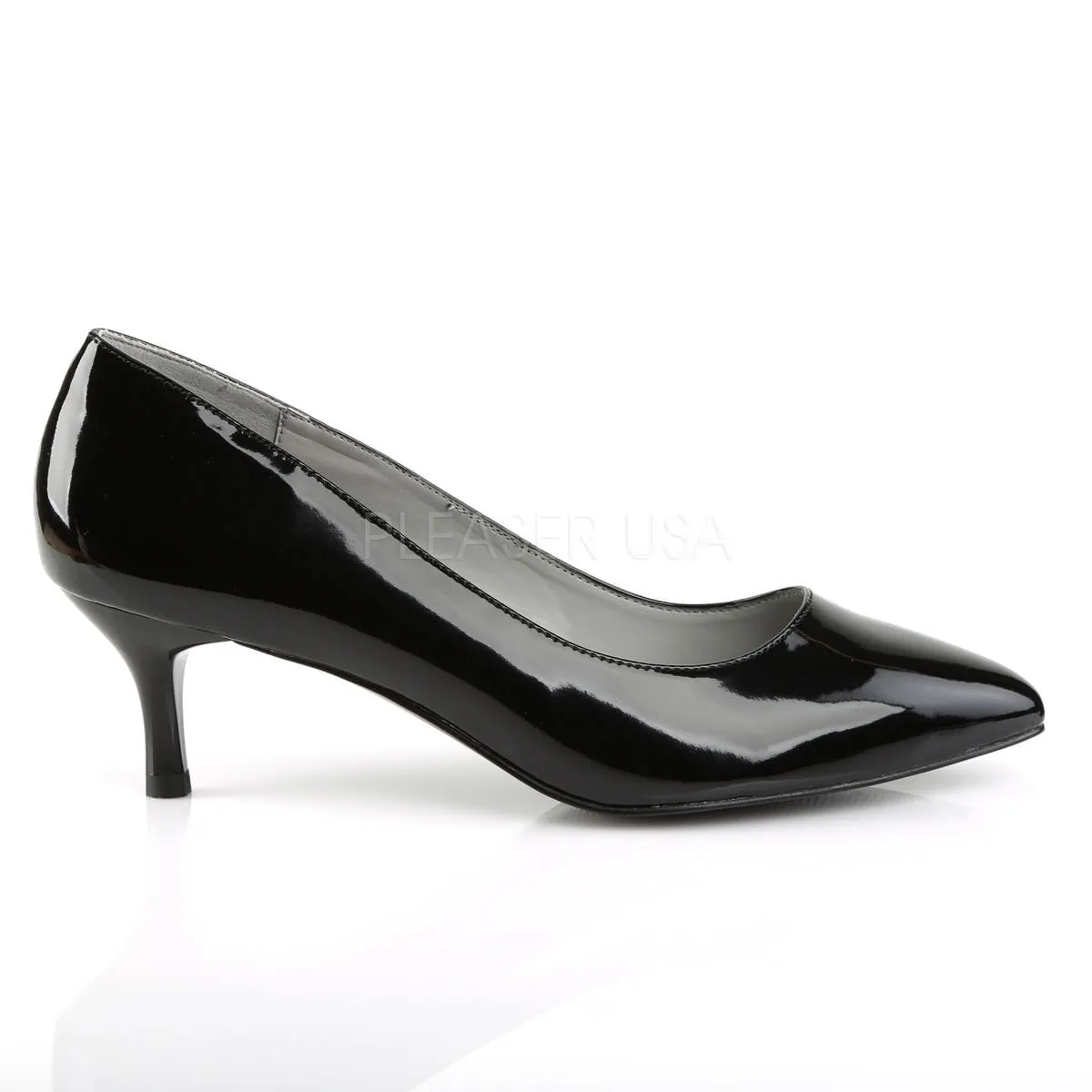 2 Inch Heel KITTEN-01 Black Patent