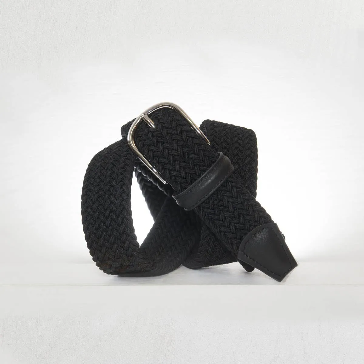 3.5cm Woven Elastic Belt (Navy)