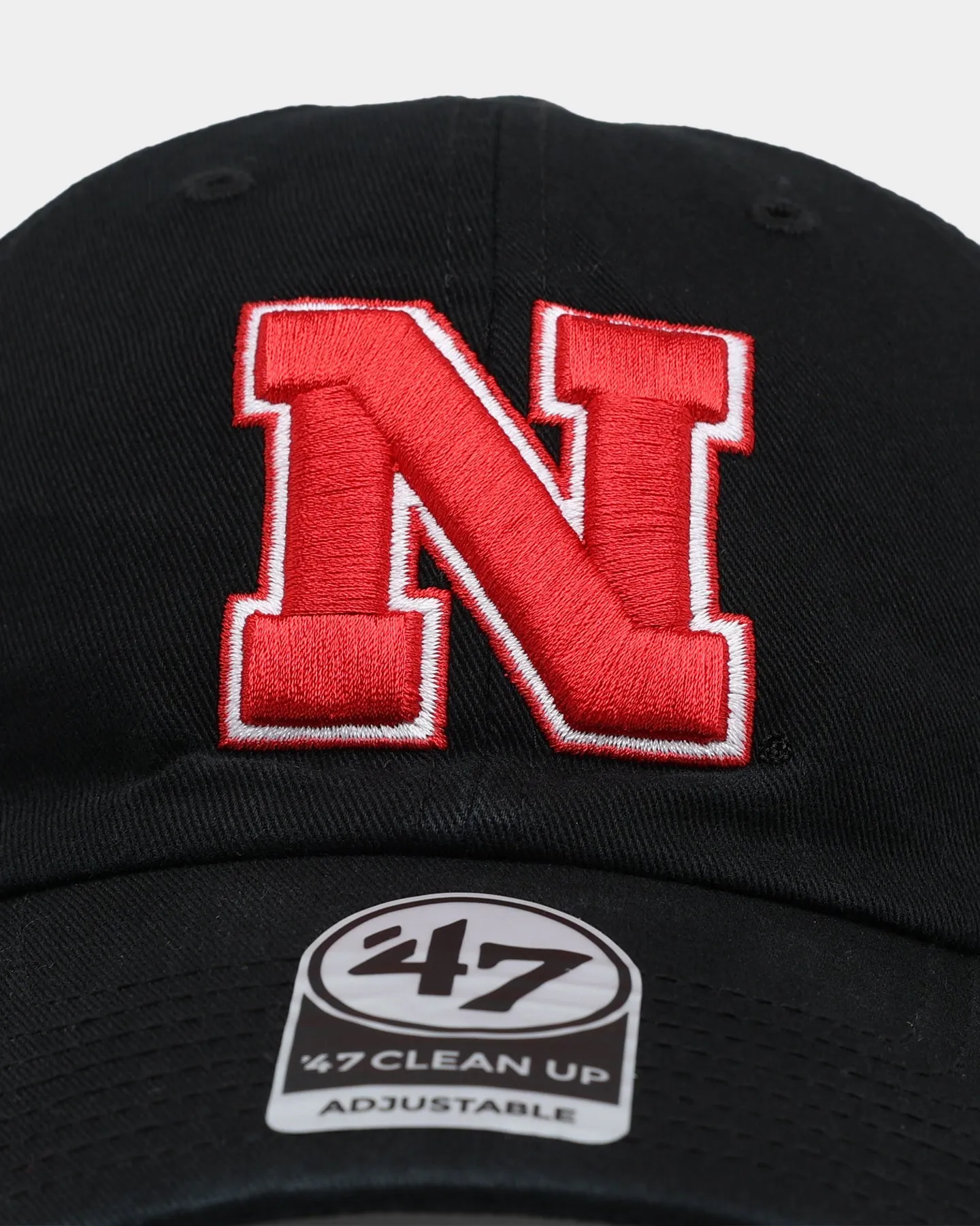 47 Brand Nebraska Cornhuskers '47 Clean Up Strapback Black