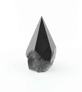 6-Sided Black Tourmaline Point With Unfinished Base