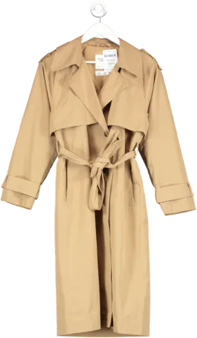 Abercrombie & Fitch Beige Elevated Trench Coat UK S