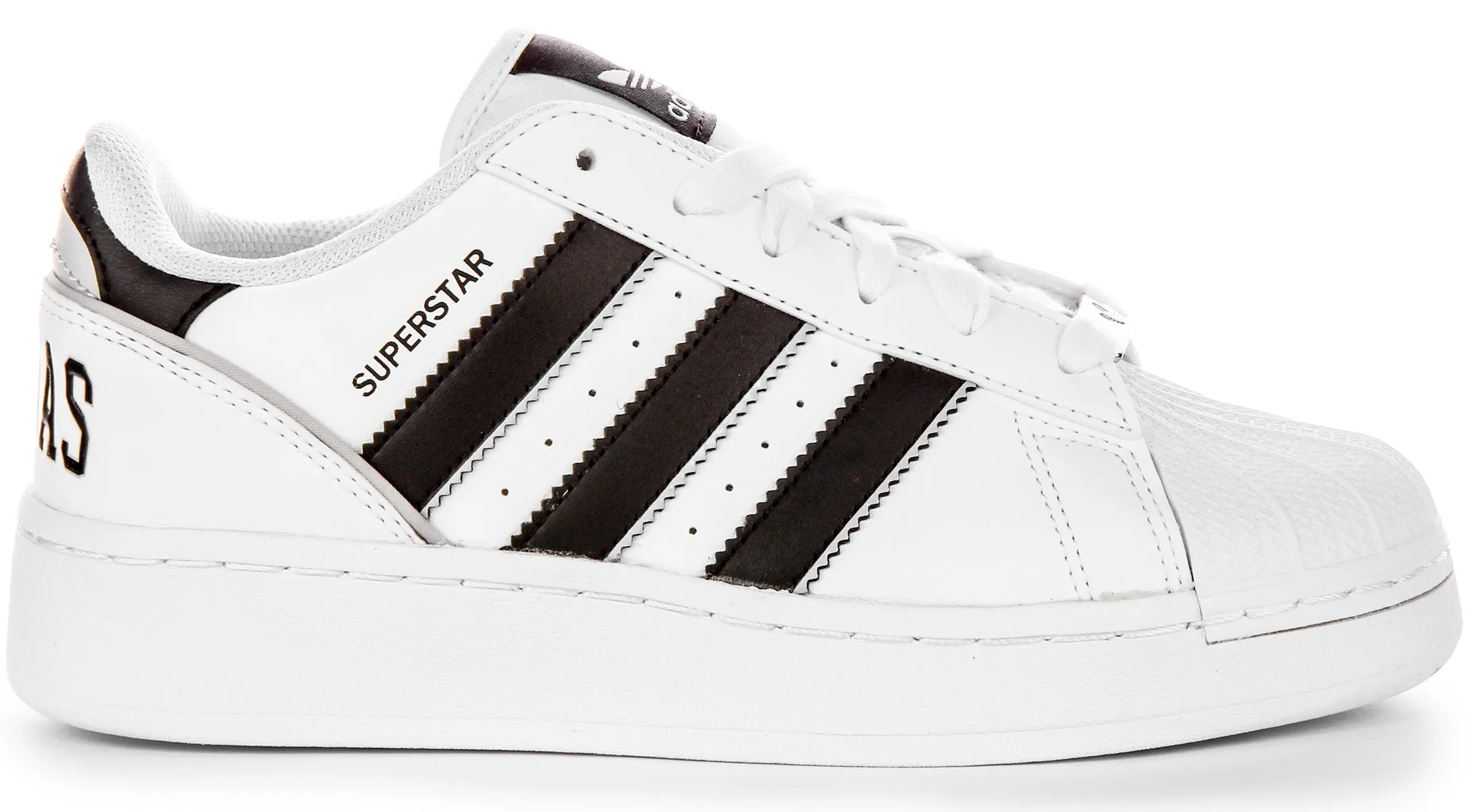 Adidas Superstar XLG In White Black For Youth