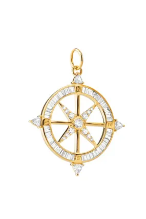 Adventure Compass Charm