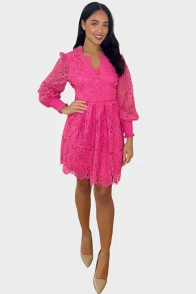 All Over Lace Occasion Dress