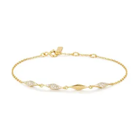 Ania Haie Gold Multi Sparkle Bracelet