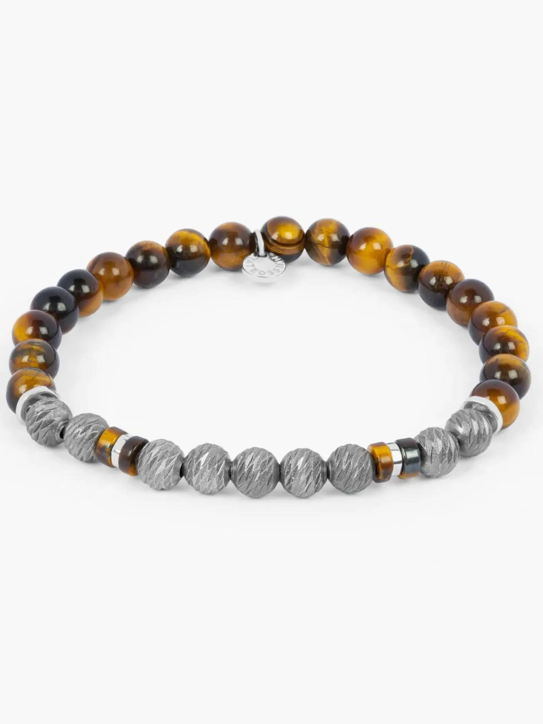 Argento Graffiato Bracelet | Tiger Eye