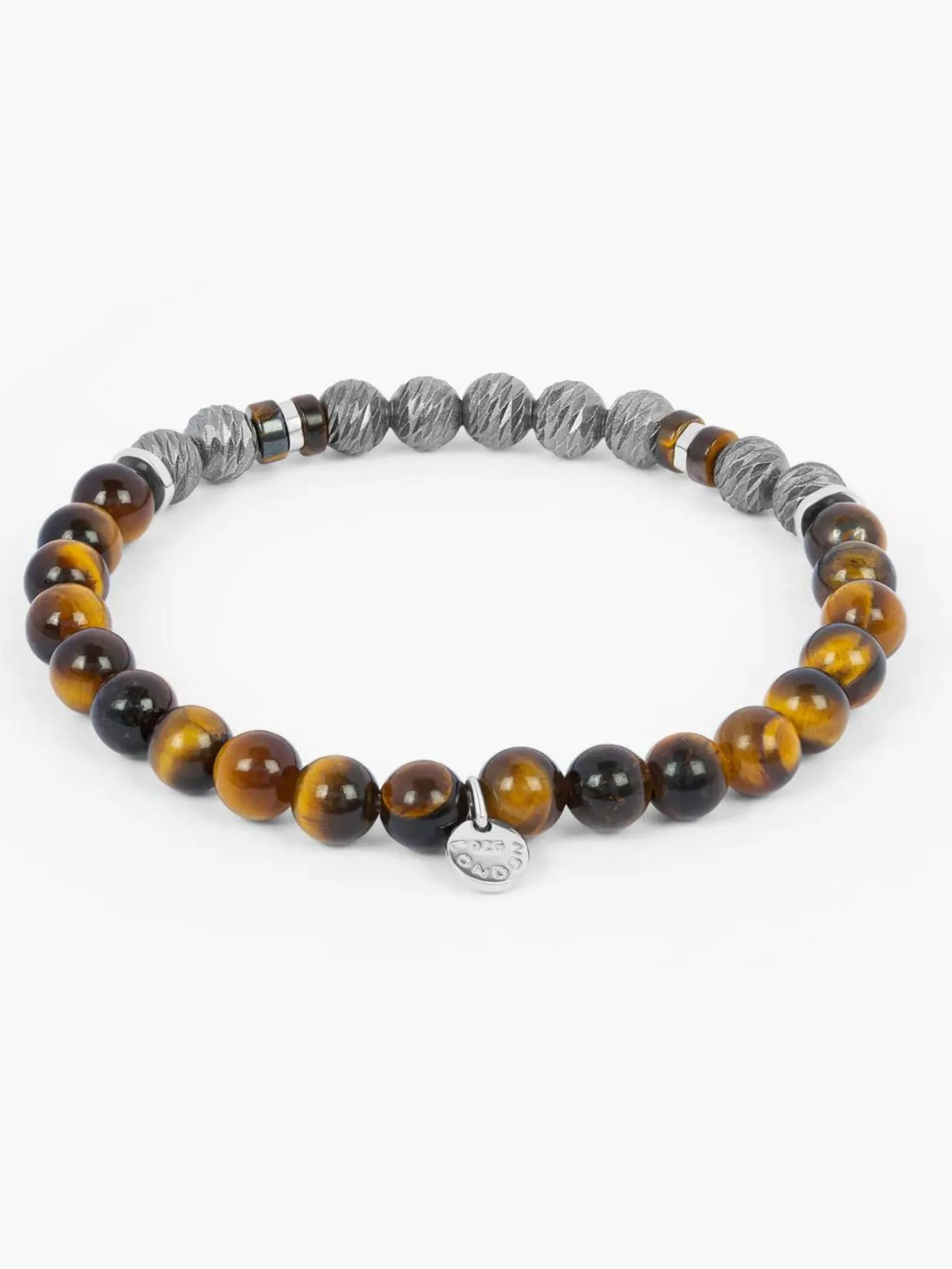 Argento Graffiato Bracelet | Tiger Eye