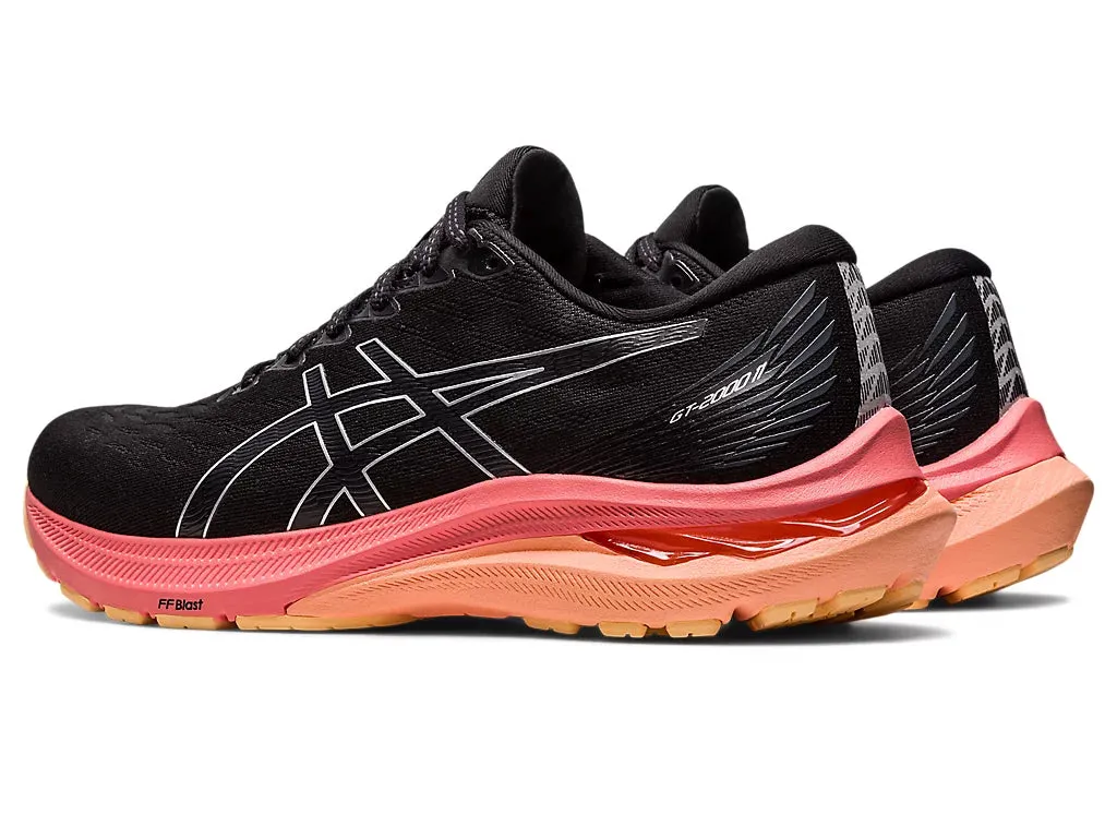 ASICS Women's GT-2000 11 WIDE (Black/Pure Silver)