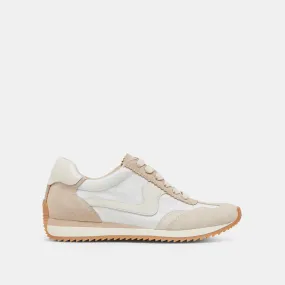 B NOTICED SNEAKERS IVORY MULTI NYLON