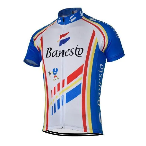 Banesto Retro Jersey Short Sleeve White