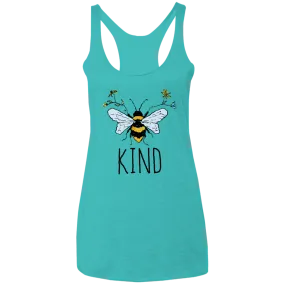 Bee Kind Ladies' Triblend Racerback Tank