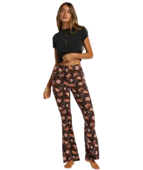 Billabong Sundown Flared Pant - Black Pebble