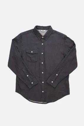 Bird Shirt / Charcoal Doublecloth