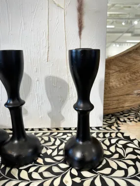 black candle holder