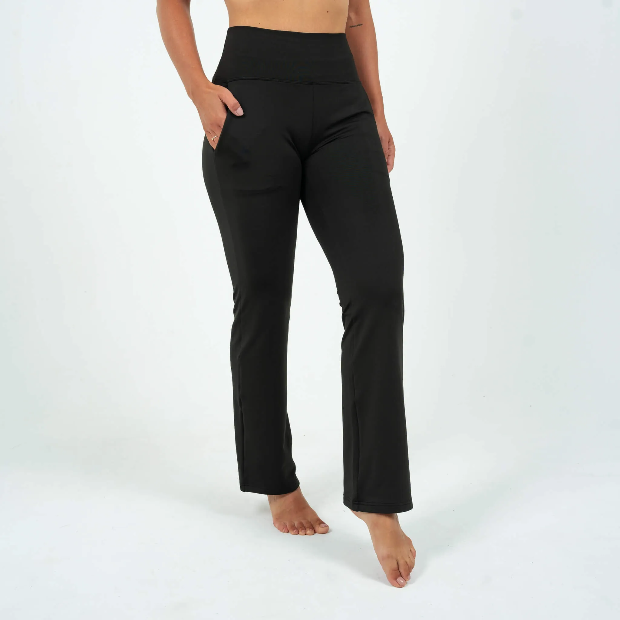 Black Everyday Straight Pant