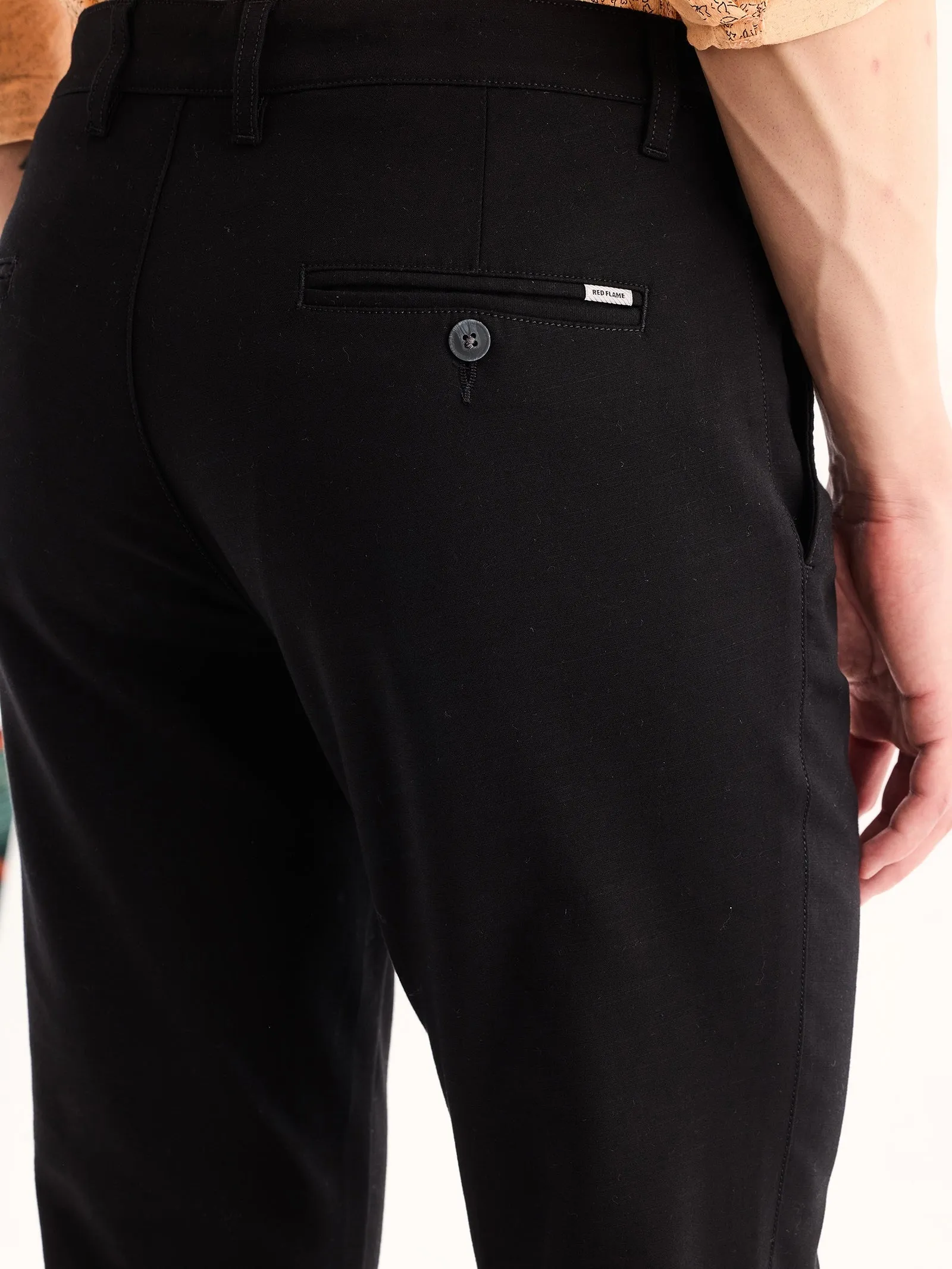 Black Stretch Slim Fit Trouser