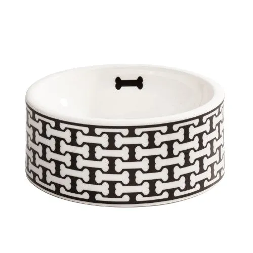 Bone Trellis Large Dog Bowl