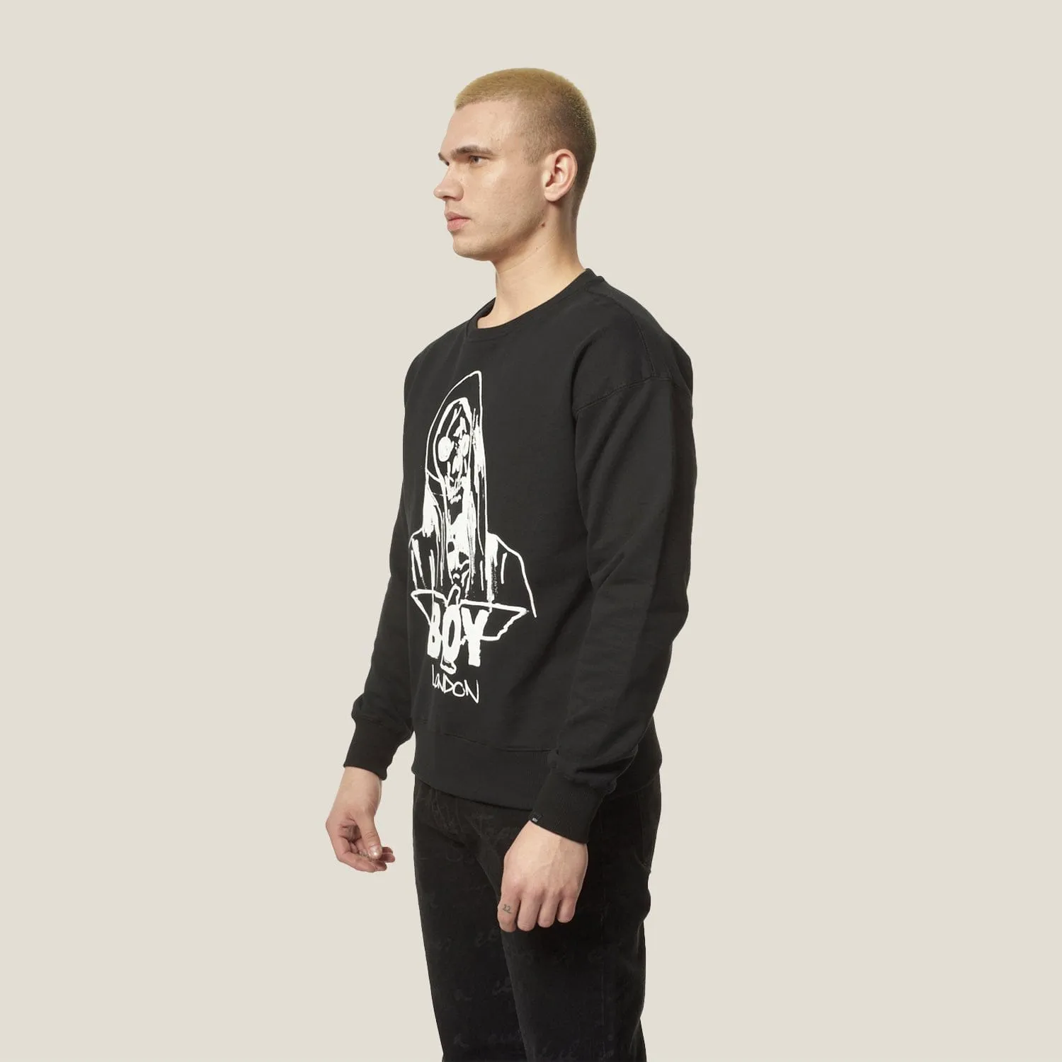 BOY REAPER SWEAT - BLACK