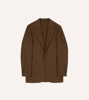 Brown Gun Club Check Tweed Blazer