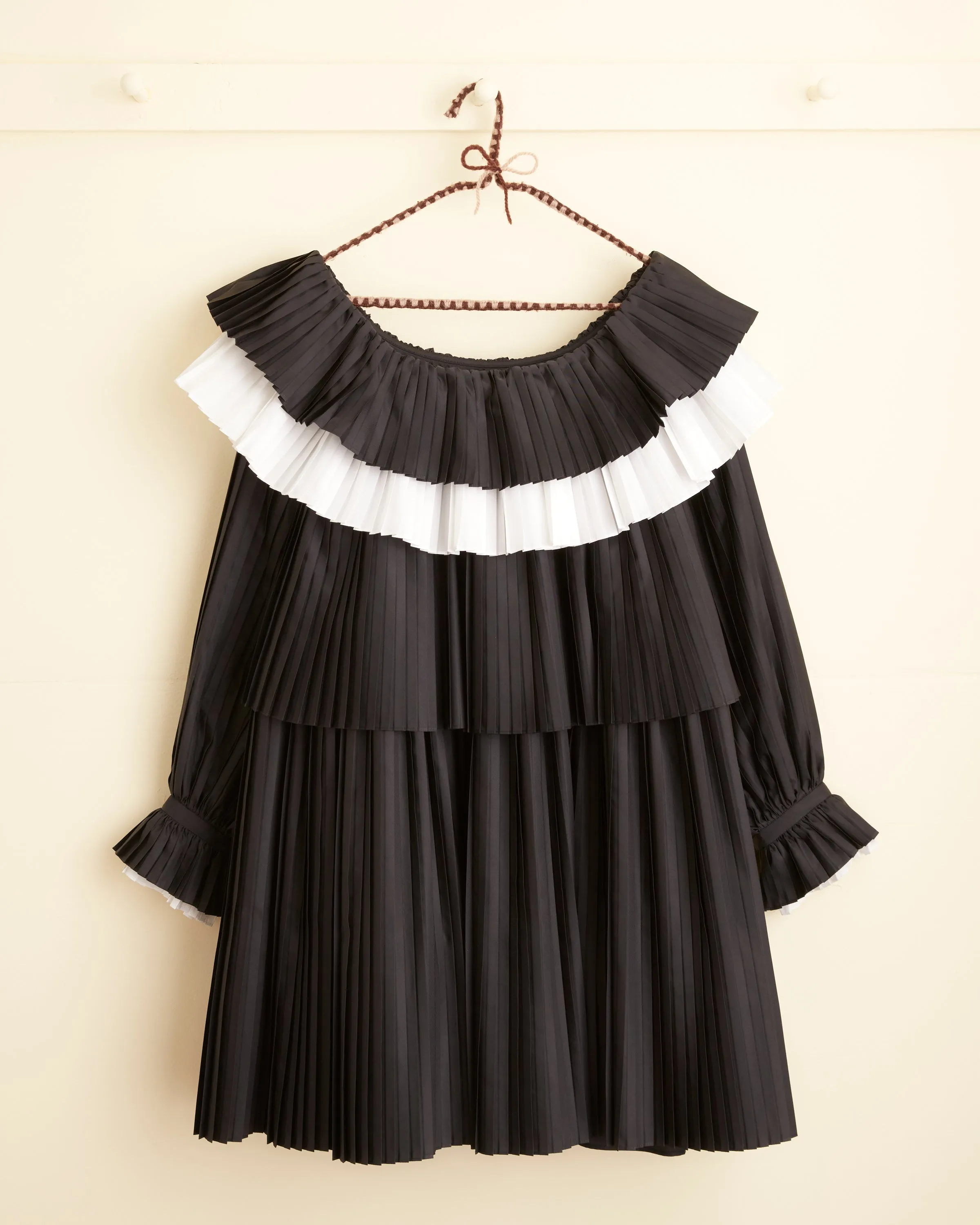 Brunch Dress - White/Black