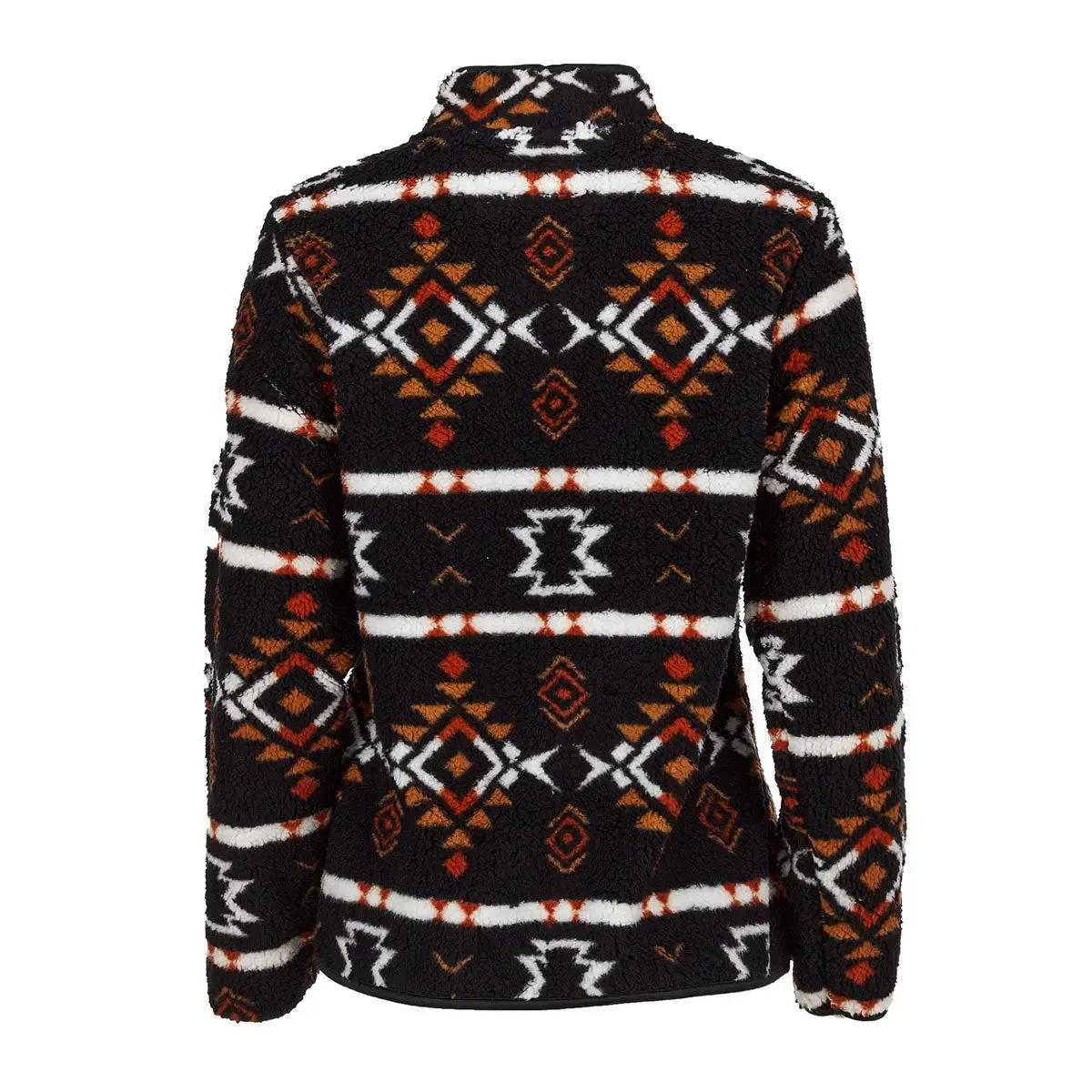 Canada Weather Gear Women's 1/4 Zip Aztec Printed Sherpa