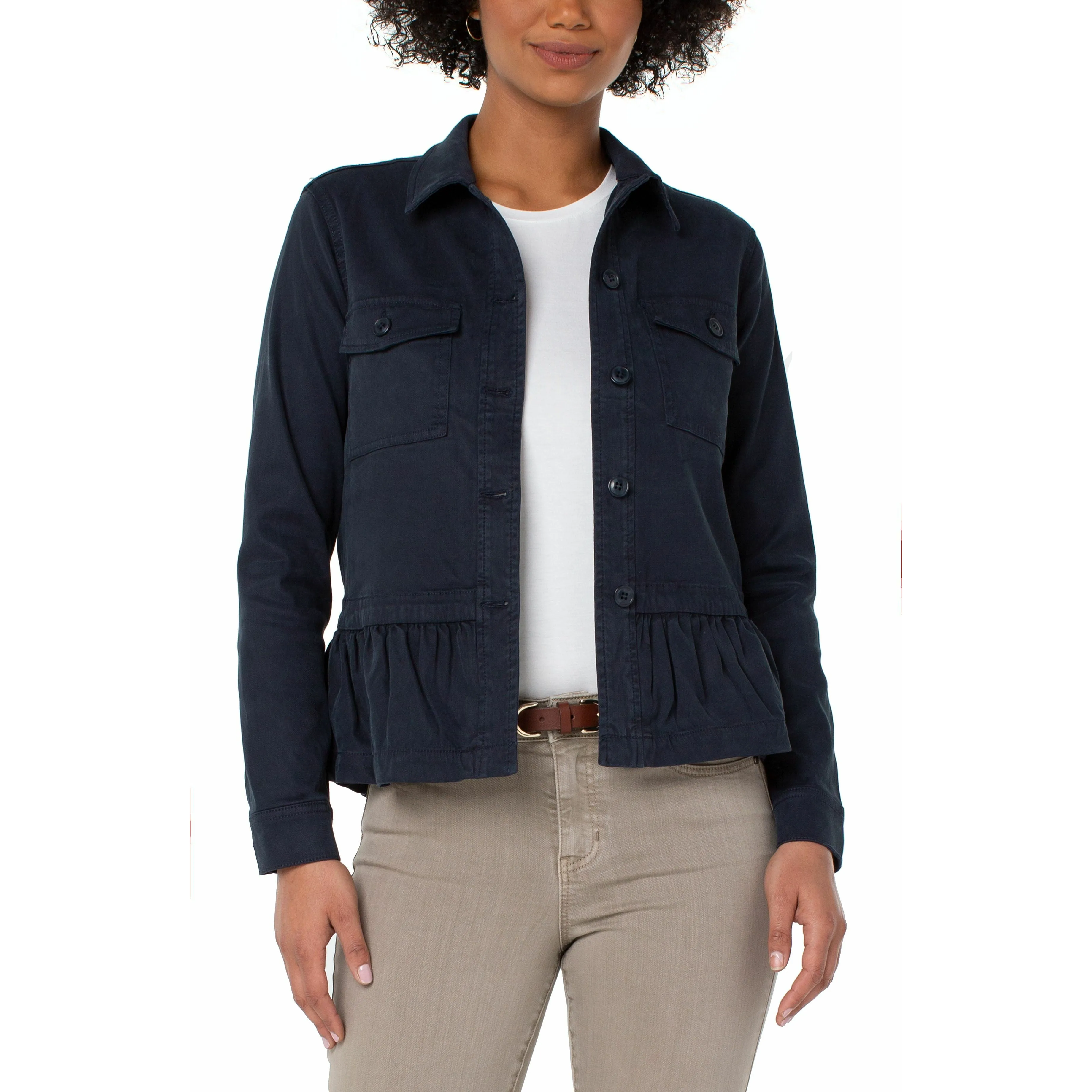 Cargo Peplum Jacket