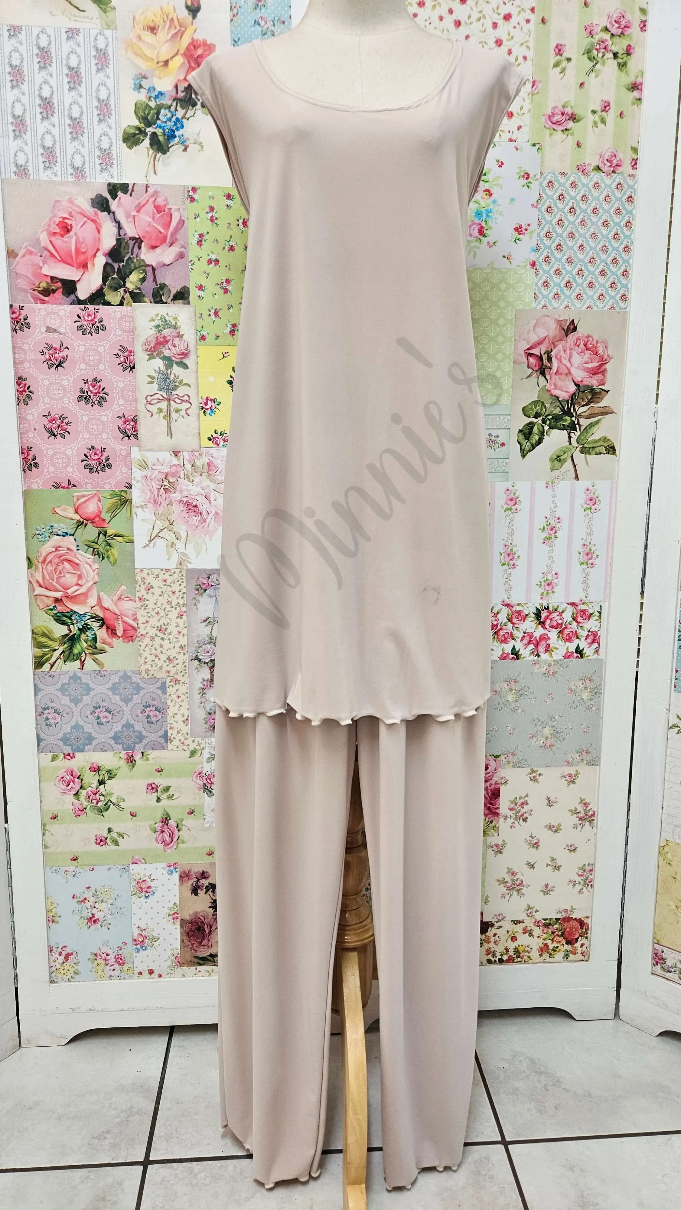 Champagne 3_Piece Pants Set LR0595