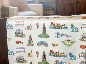 Chicago Plush Throw Blanket 60x80