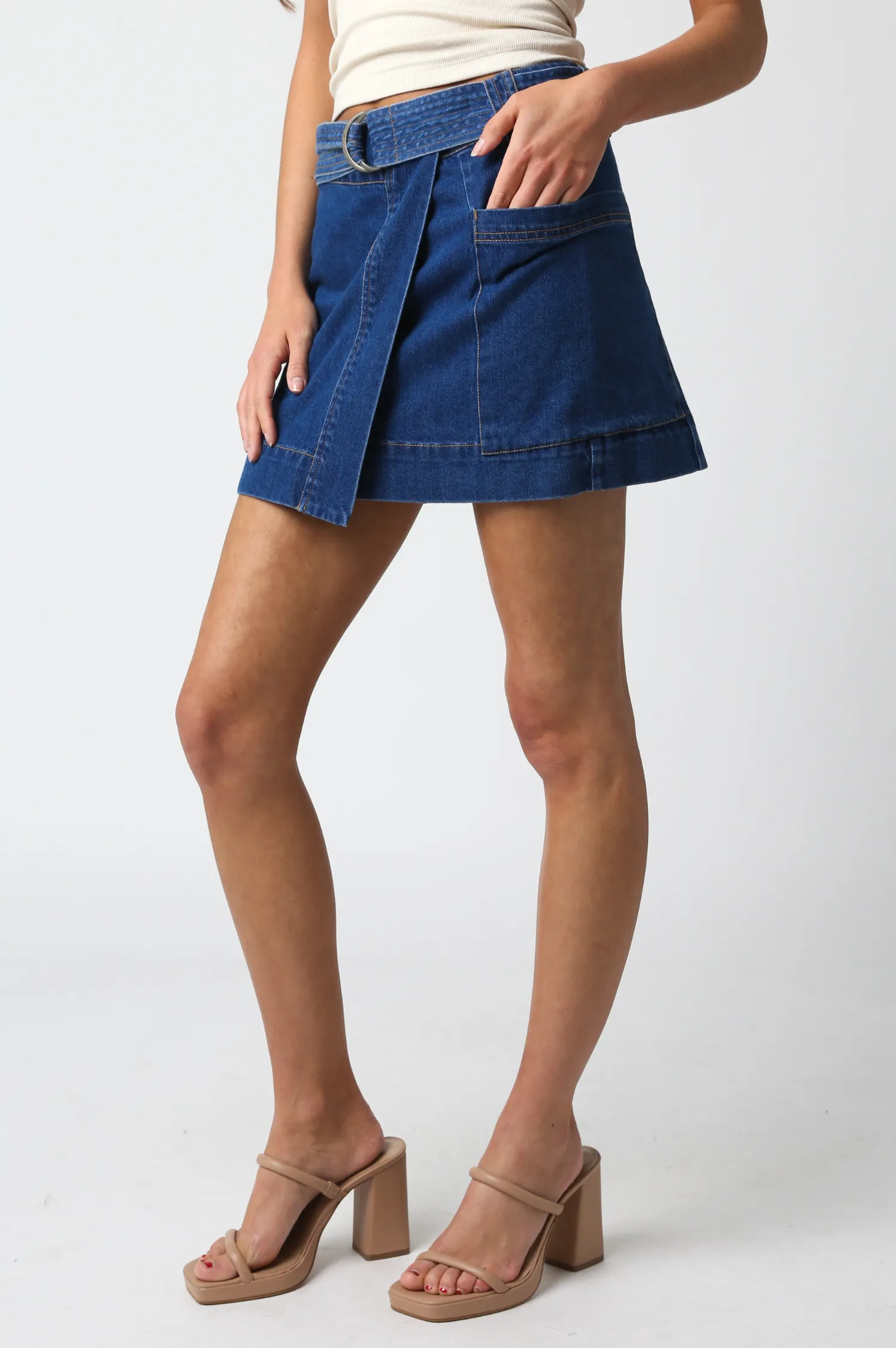 Cindy Denim Skirt