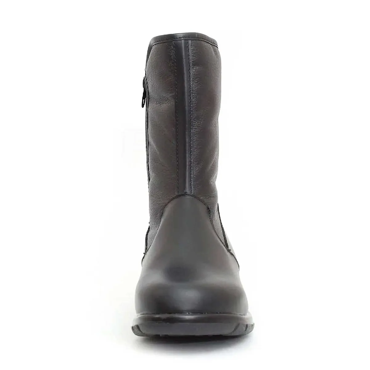 Clinic-Toe Warmers Men's Silvio Black Leather Waterproof