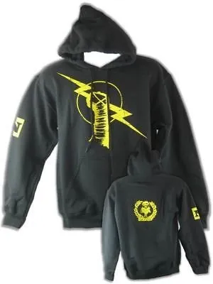 CM Punk Uprising Black Pullover Hoody Sweatshirt New