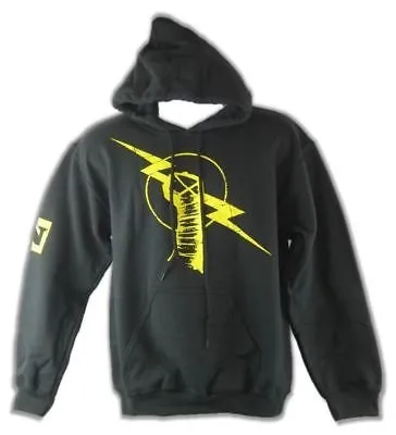 CM Punk Uprising Black Pullover Hoody Sweatshirt New