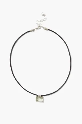 Cora Necklace Green Amethyst