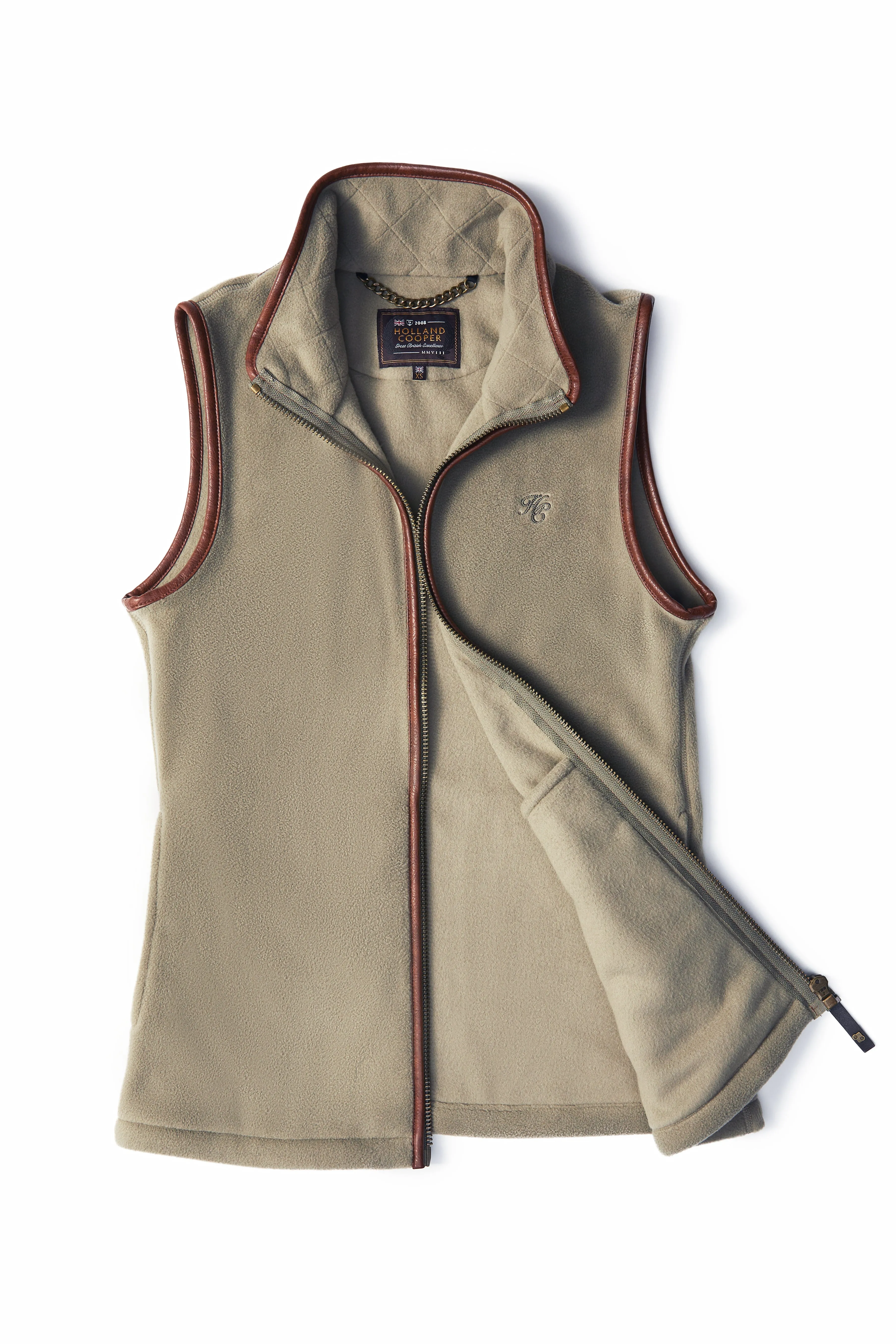 Country Fleece Gilet (Sage)