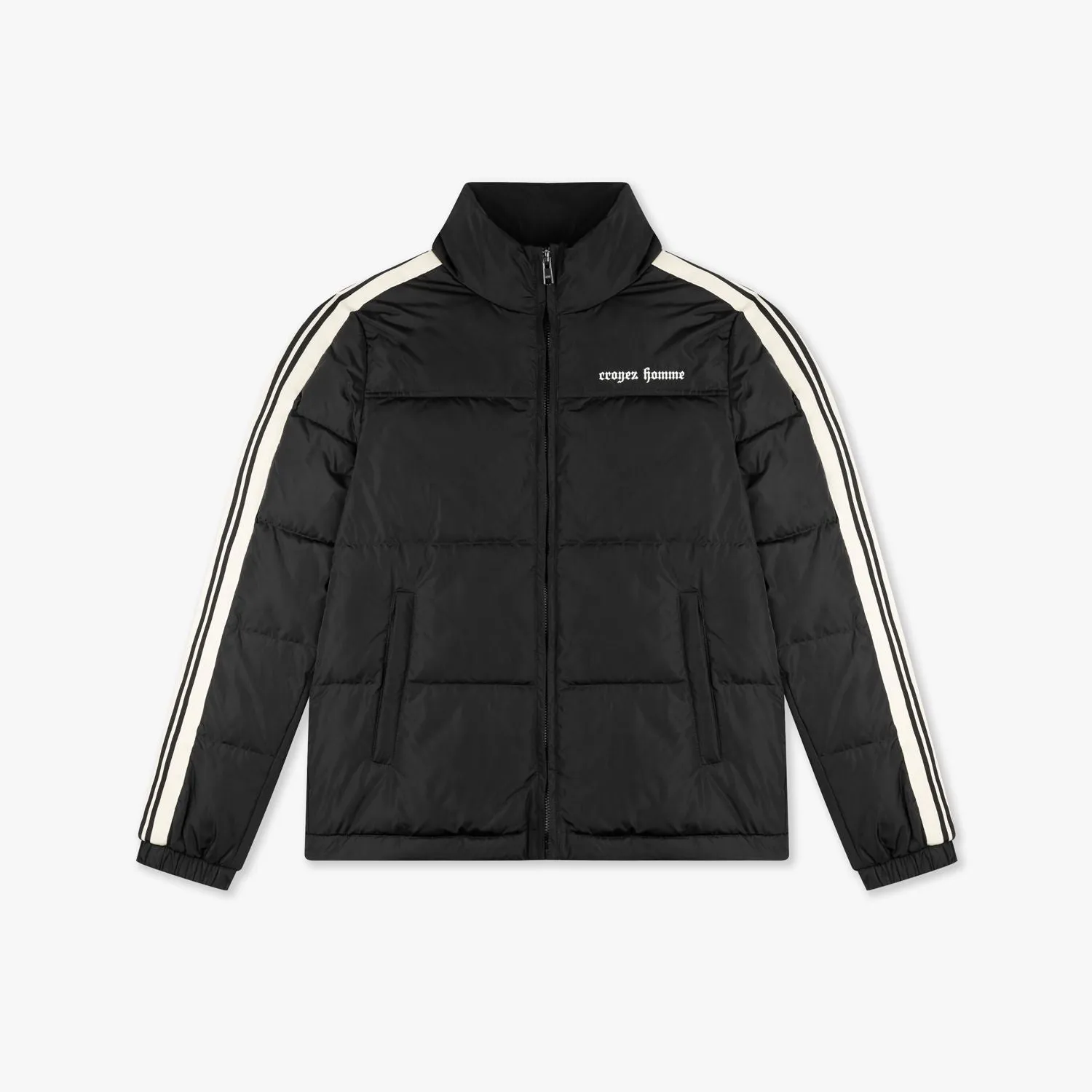 CROYEZ VICE PUFFER JACKET - BLACK