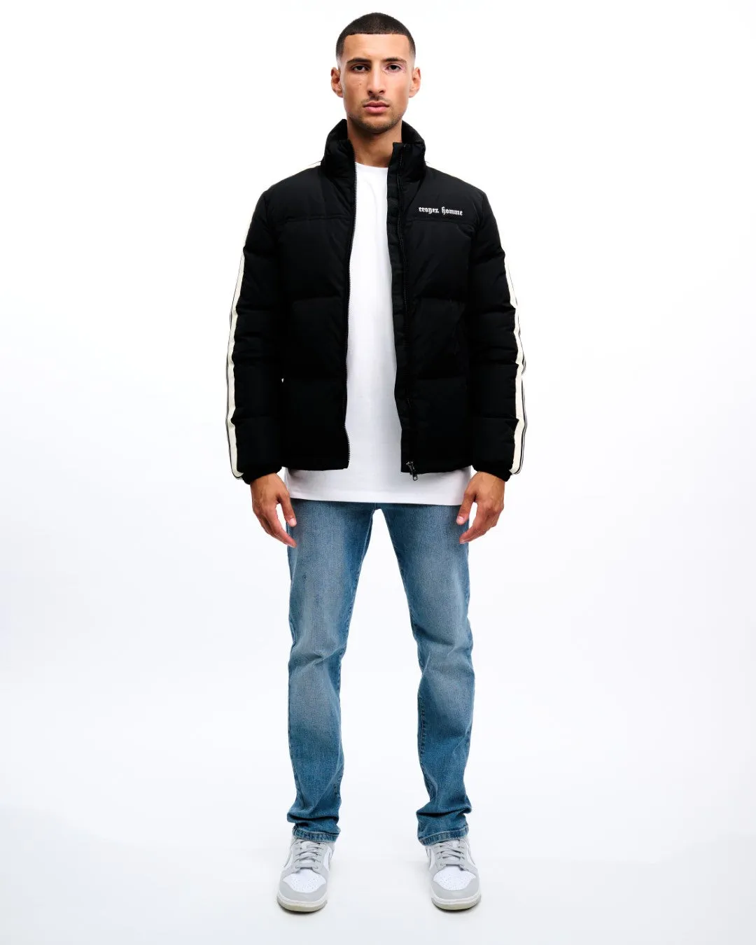 CROYEZ VICE PUFFER JACKET - BLACK