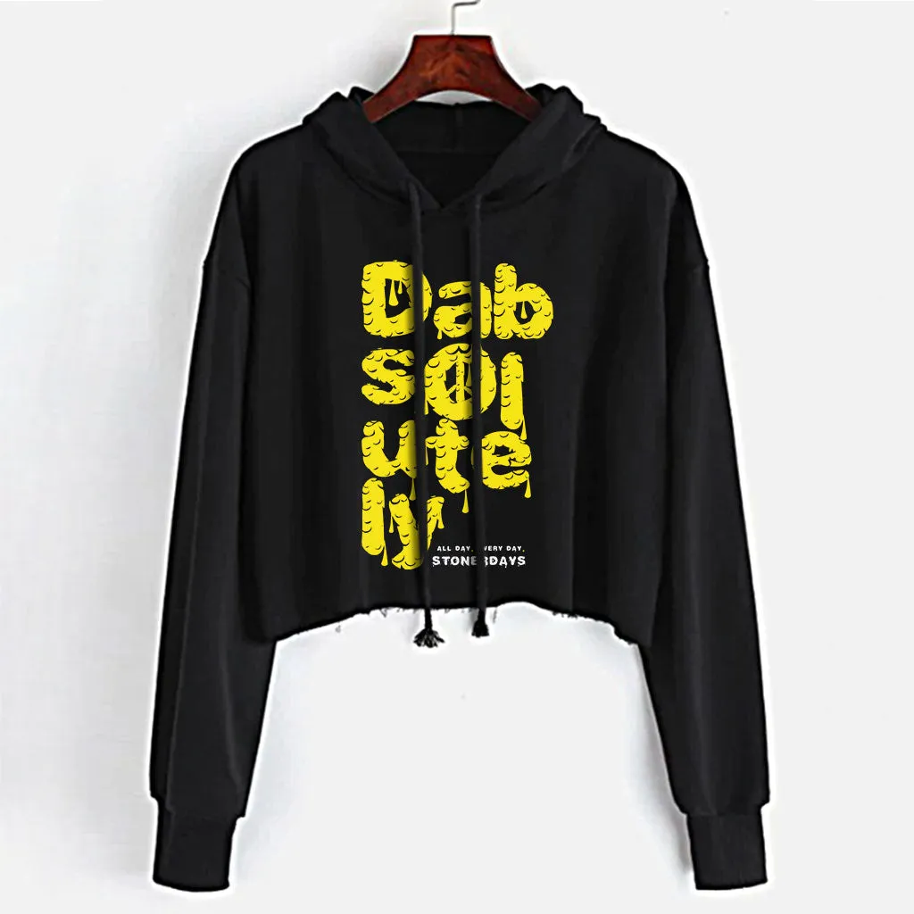 Dabsolutely Crop Top Hoodie