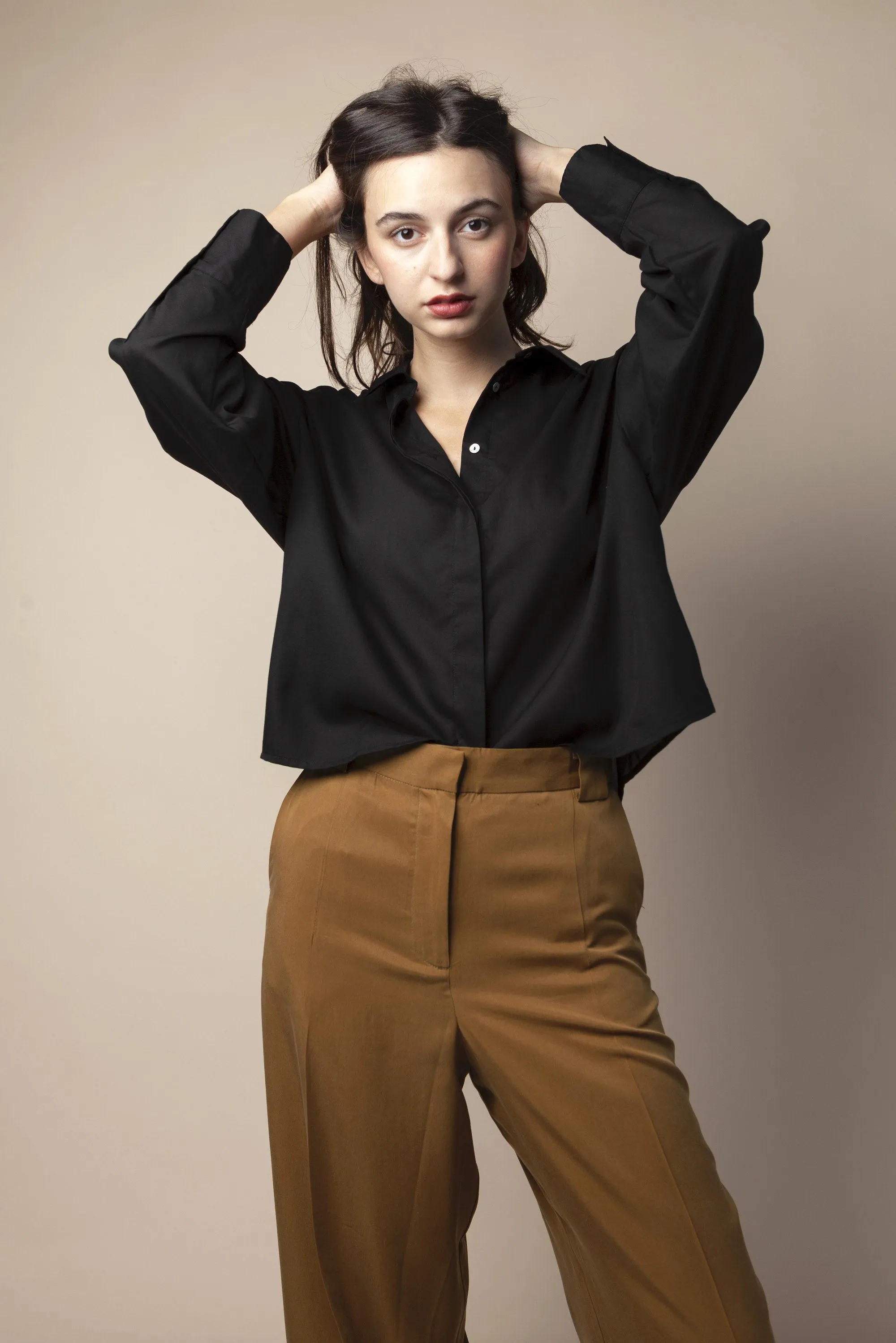 damla shirt black