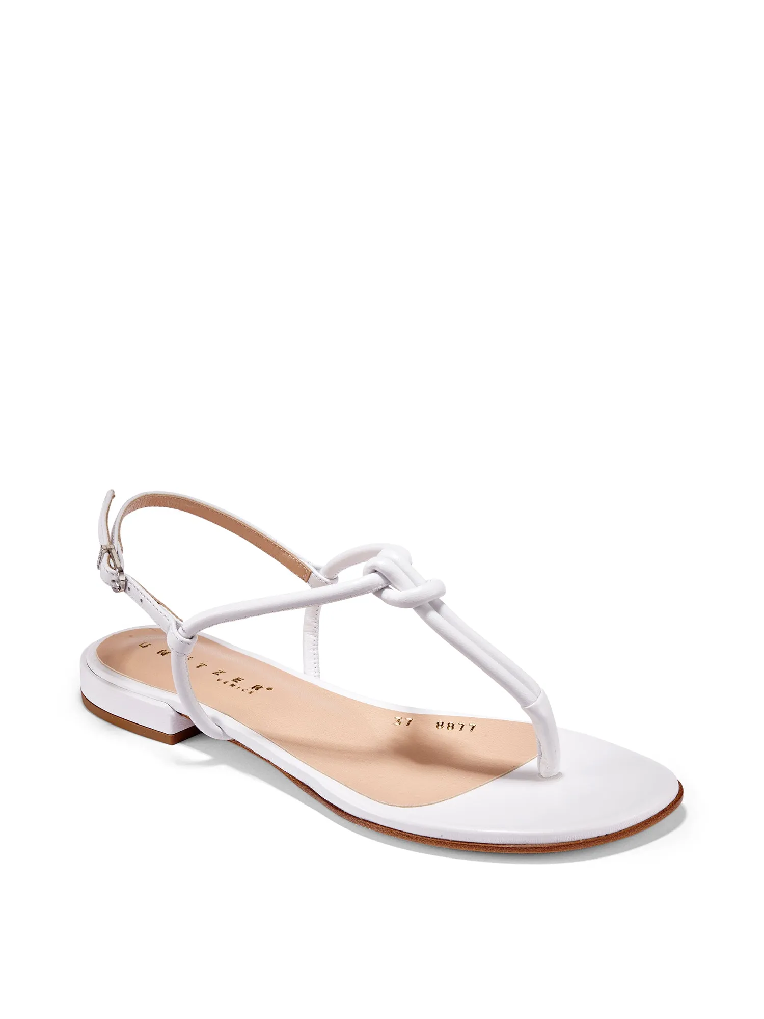 Delia Nappa Leather Knot Sandal