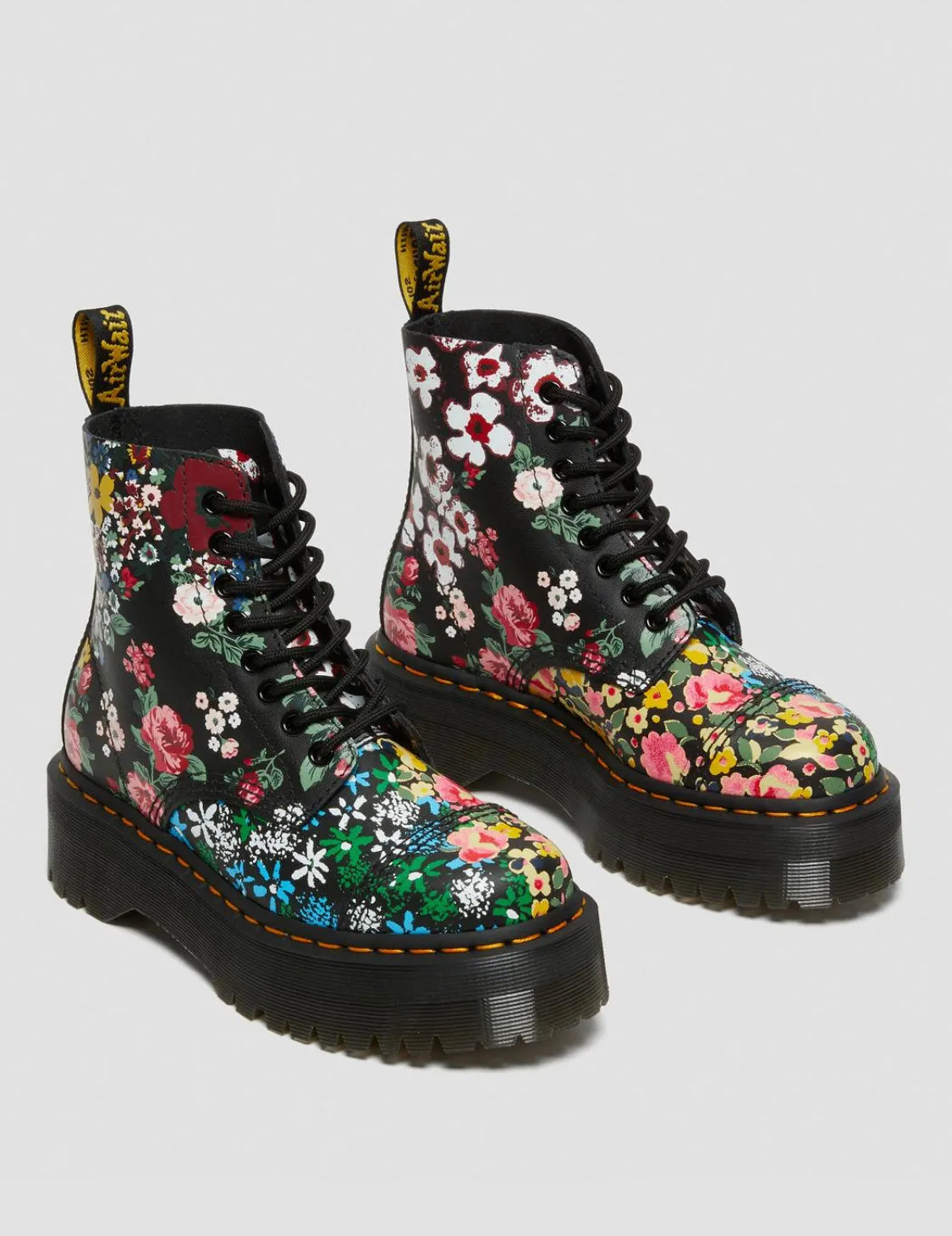 Dr.Martens Sinclair Plateau Black Floral 27128001