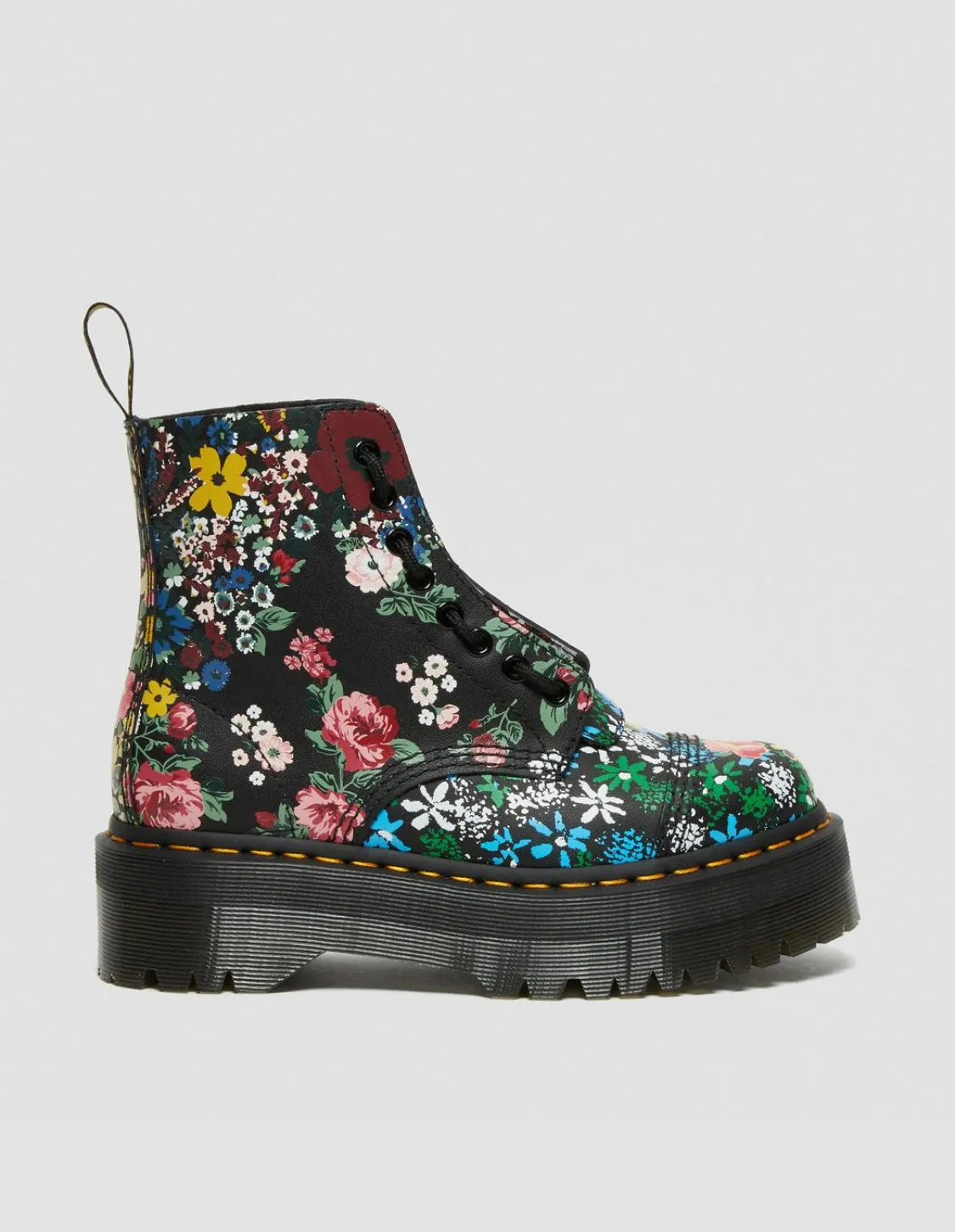 Dr.Martens Sinclair Plateau Black Floral 27128001