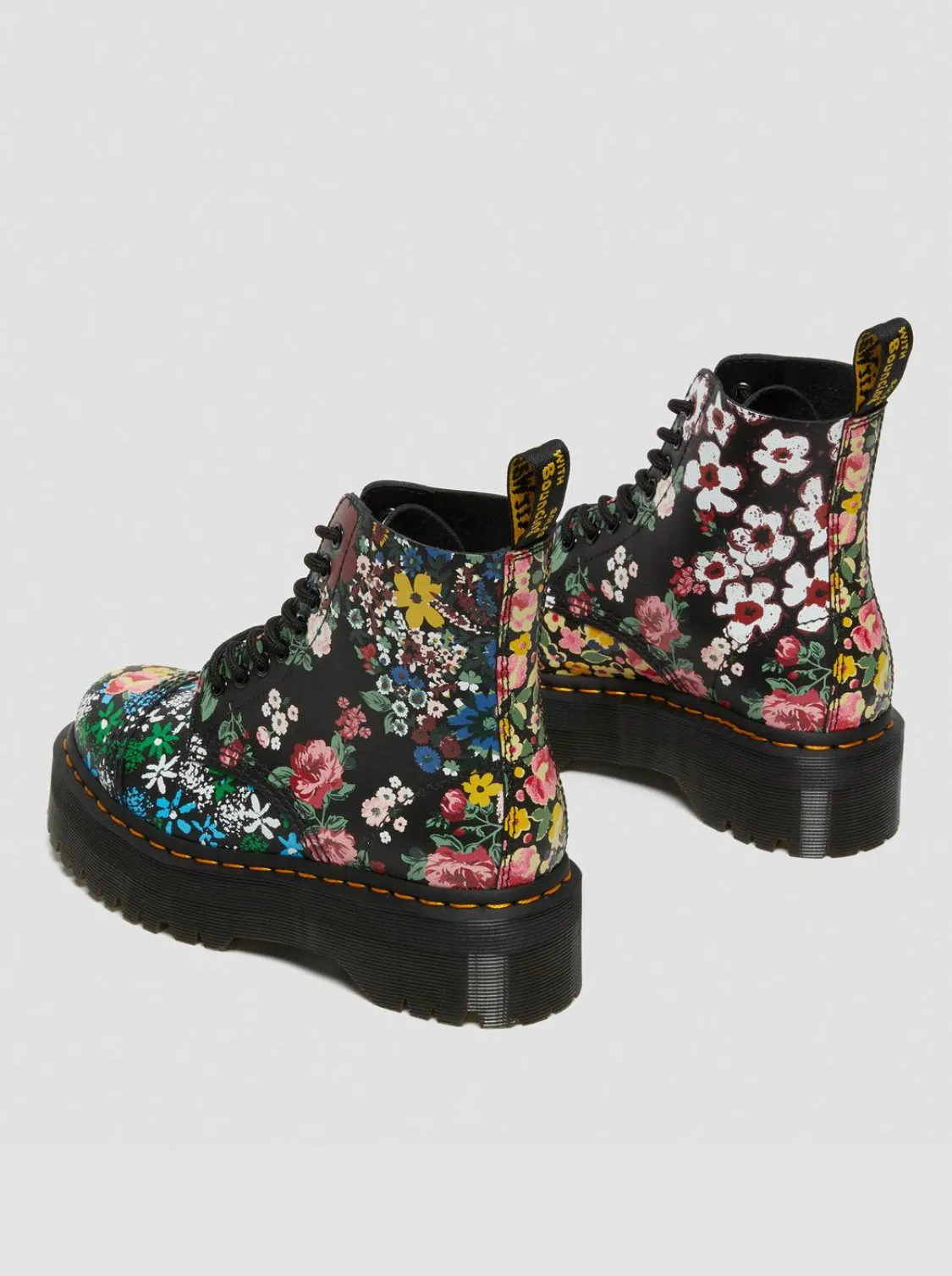 Dr.Martens Sinclair Plateau Black Floral 27128001