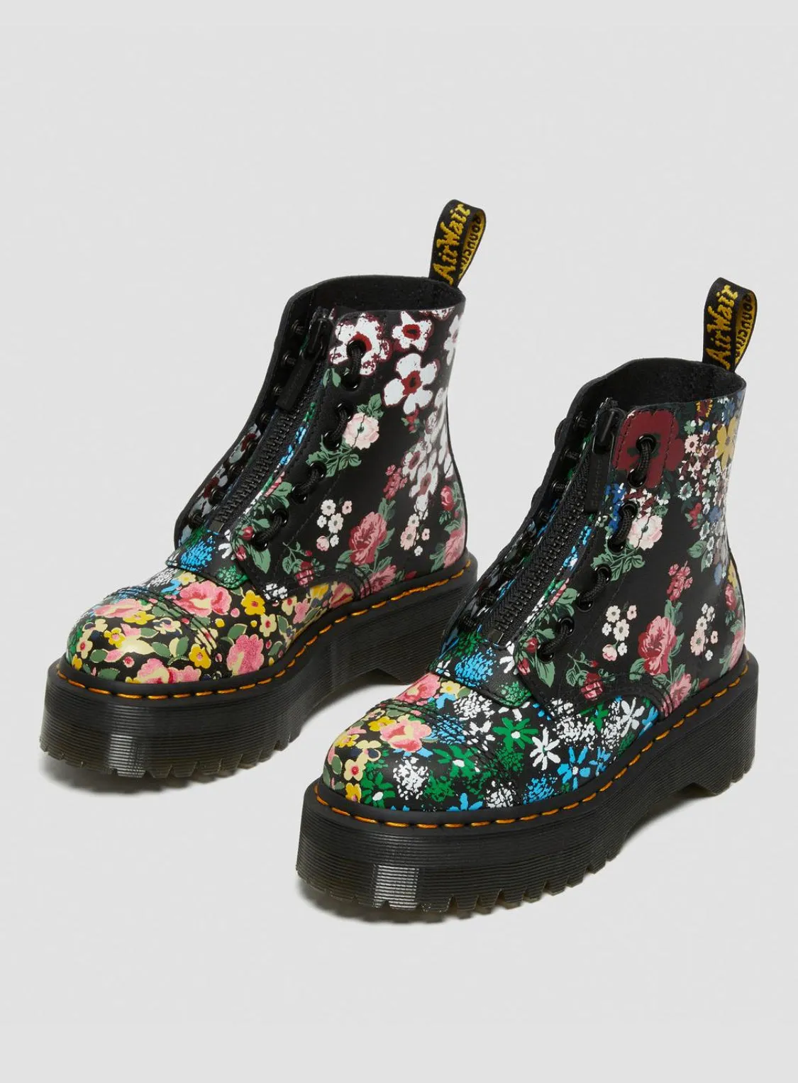 Dr.Martens Sinclair Plateau Black Floral 27128001