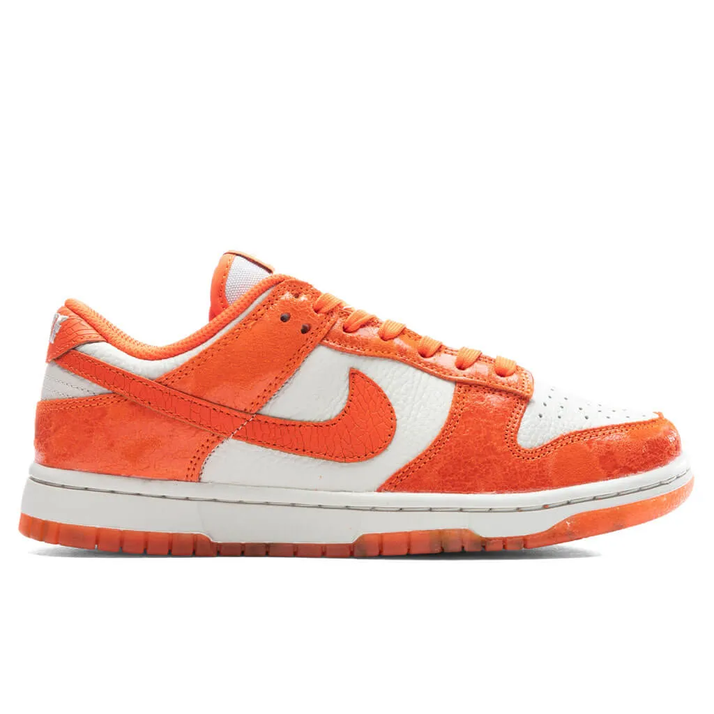 Dunk Low Women's - Light Bone/Safety Orange/Laser Orange